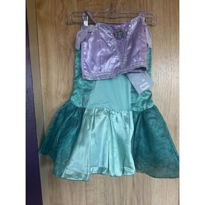 Disney Store Princess Little Mermaid Ariel Halloween Costume Dress Girl 5/6 NWT